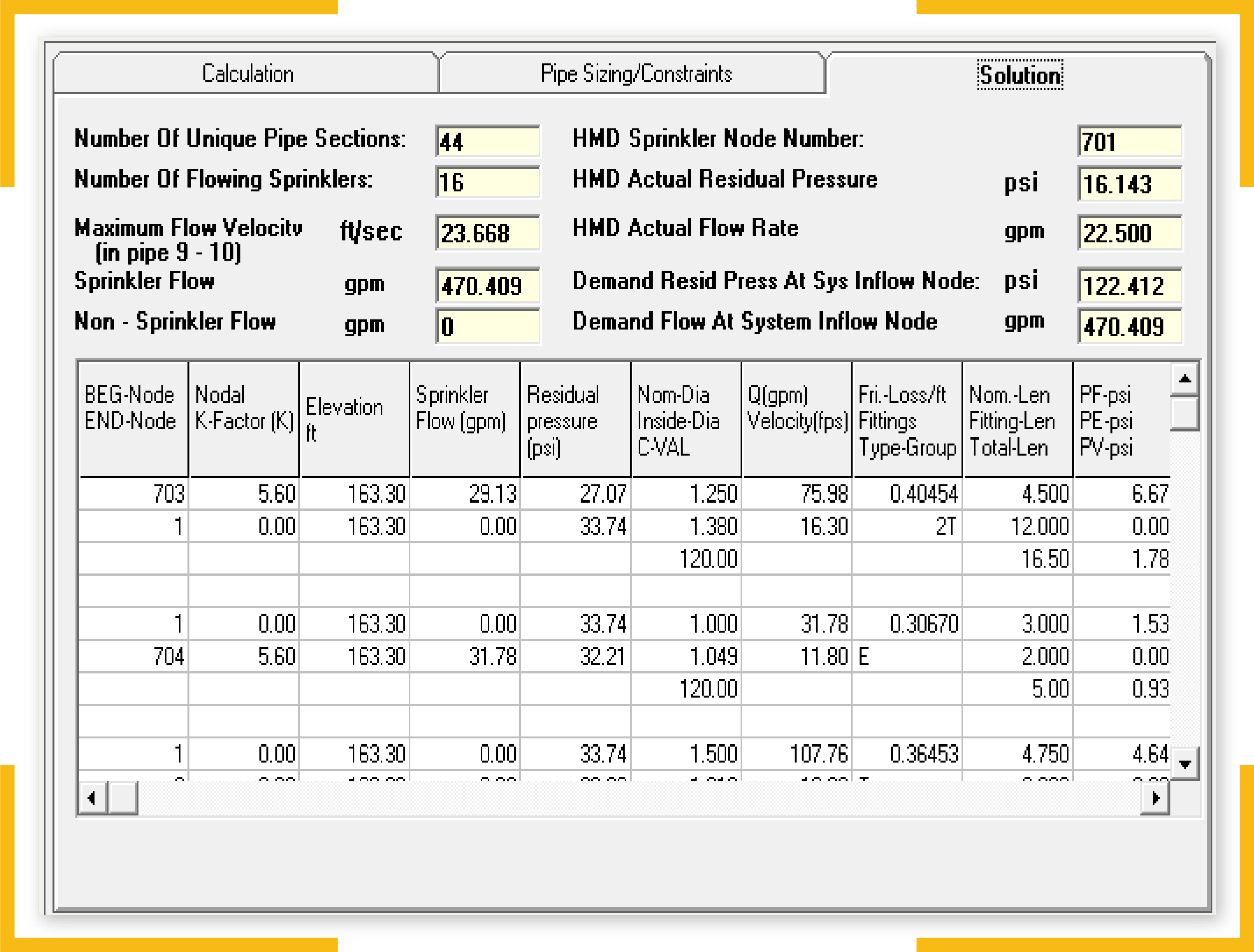 The Hydraulic Calculation Slide Fire Sprinkler System Calculator Vrogue